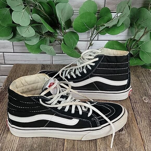 Vans SK8-H1 VR3 shoe Black/Marshmallow color women's 7 Men's 5.5 - Picture 3 of 9
